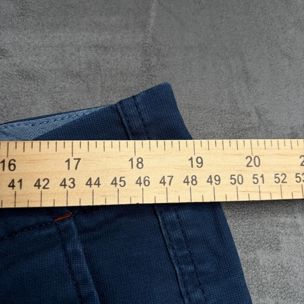 Chaps Cargo Shorts Men 38 Navy Blue Stretch Comfort Waistband New With Tags